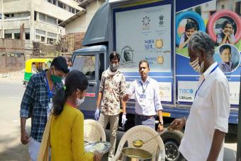 Fresh meals are being served to people in need