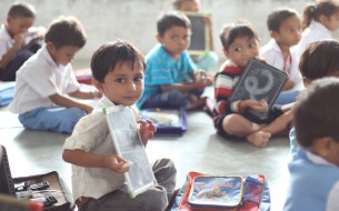 Mid Day Meal Beneficiaries In A School Of Ahmedabad