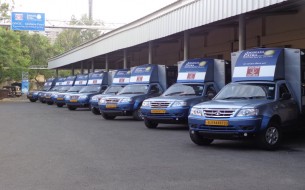 Kitchen equipped with 41 customised meal delivery vehicles