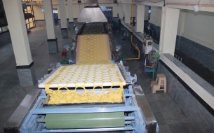 Roti making machine capable of cooking 40,000 rotis per hour